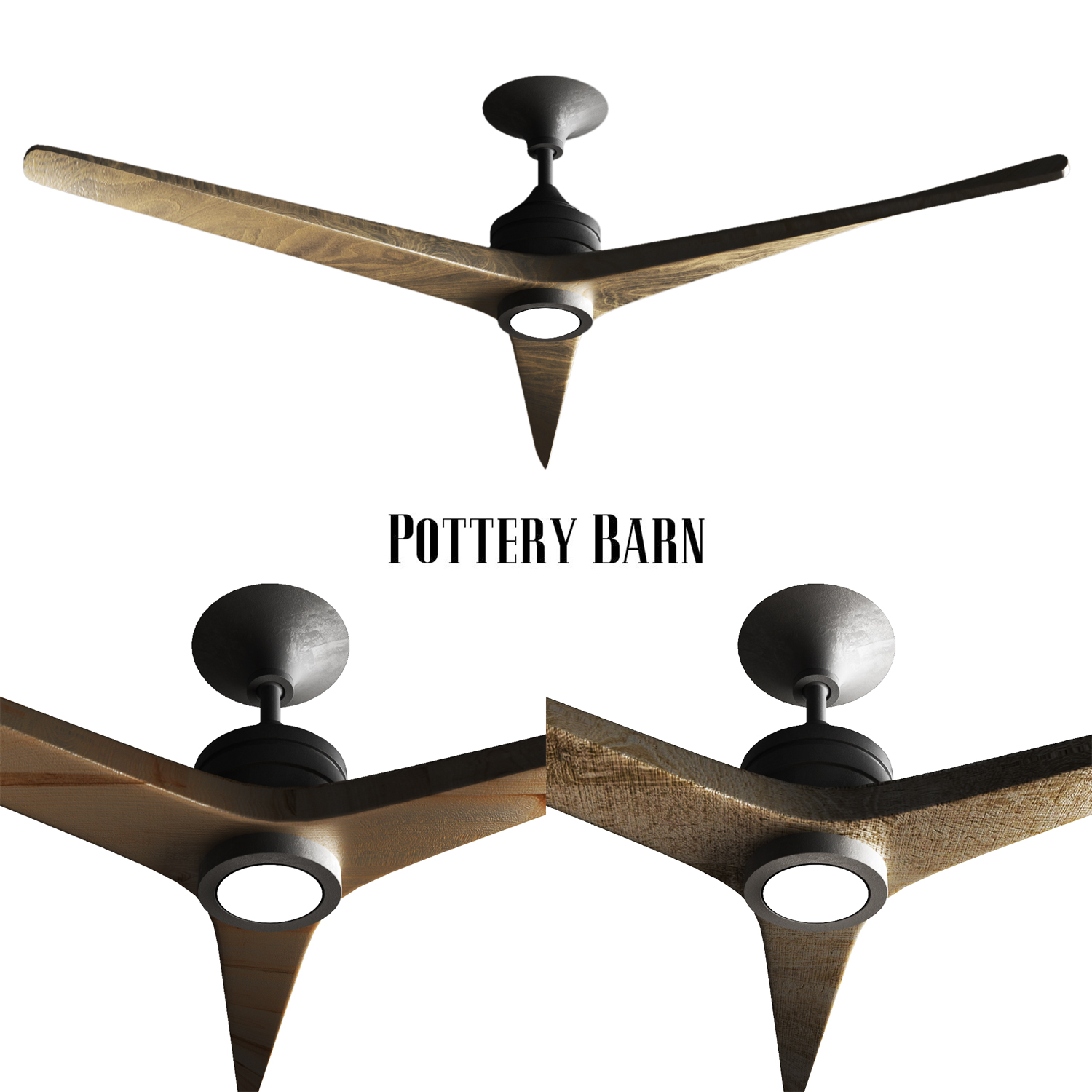 Pottery Barn Benito Ceiling Fan Shelly Lighting